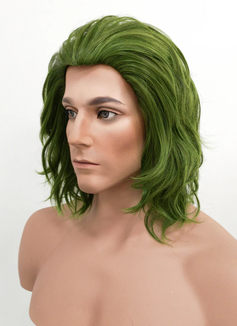 DC Joker Short Wavy Green Anime Cosplay Wig ZB244 - Image 4