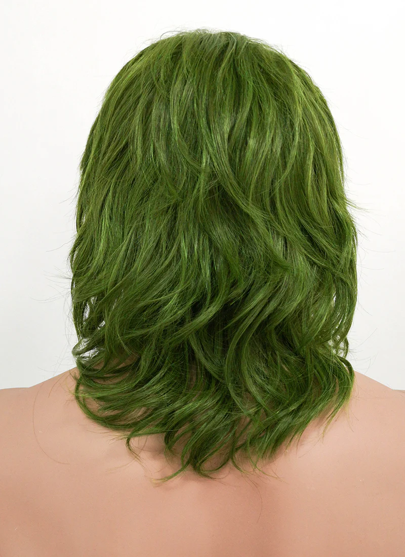 DC Joker Short Wavy Green Anime Cosplay Wig ZB244 - Image 5